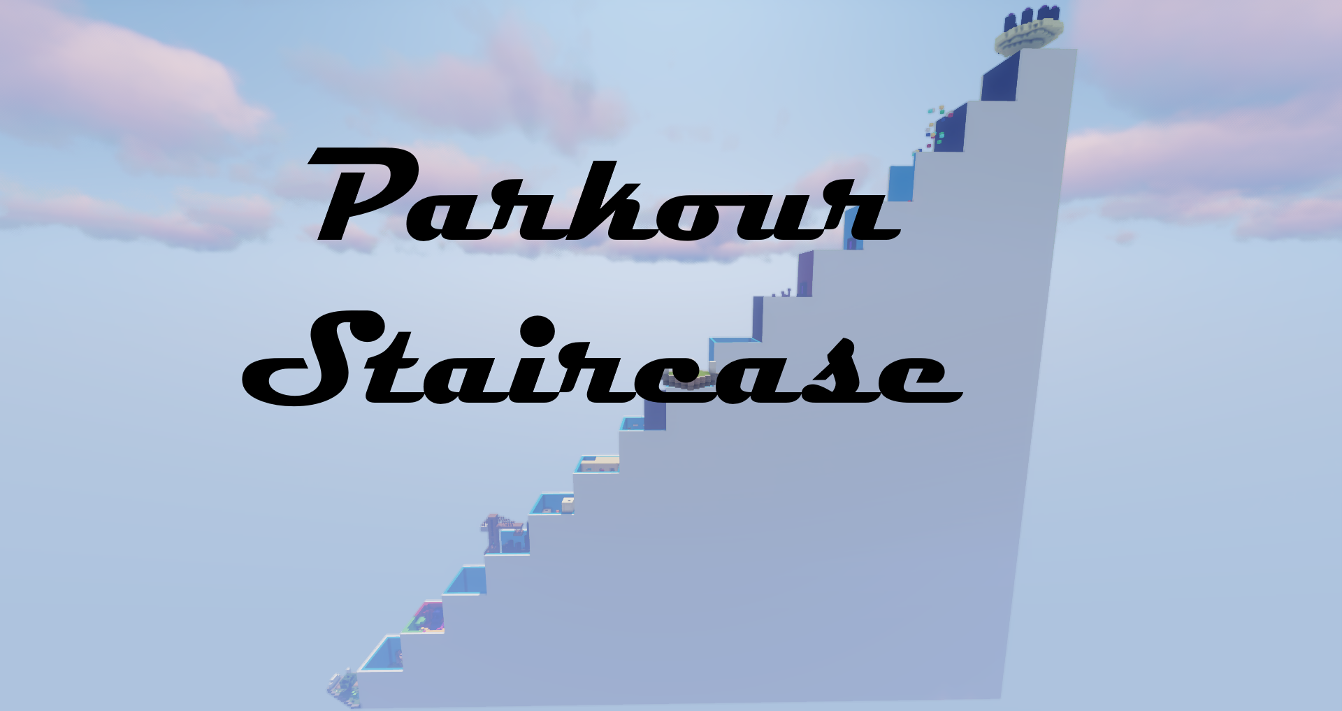 Unduh Parkour Staircase untuk Minecraft 1.16.5